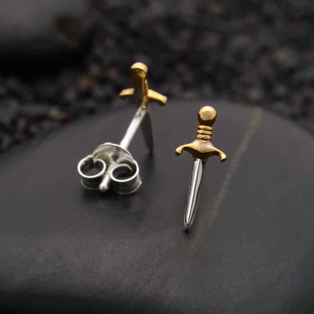 Dagger Stud Earrings