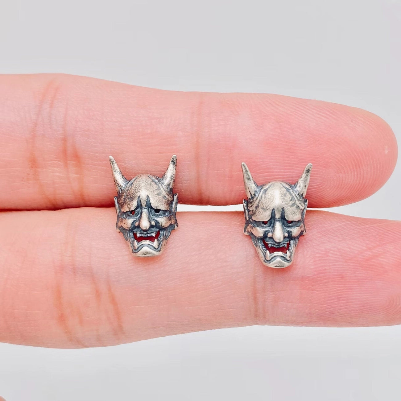 Hannya Stud Earrings