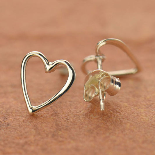 Heart Stud Earrings