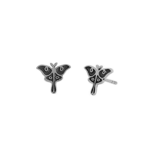 Luna Moth Stud Earrings