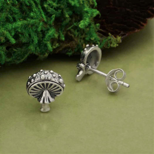 Mushroom Stud Earrings