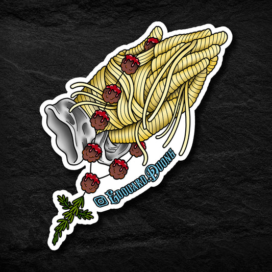 PRAYING PASTAFARIAN STICKER