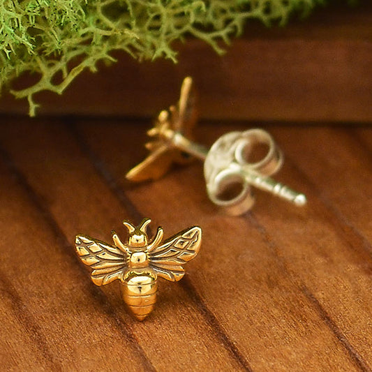 Bee Tiny Stud Earrings
