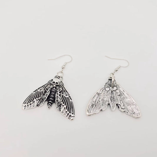 Moth Dangling Earrings