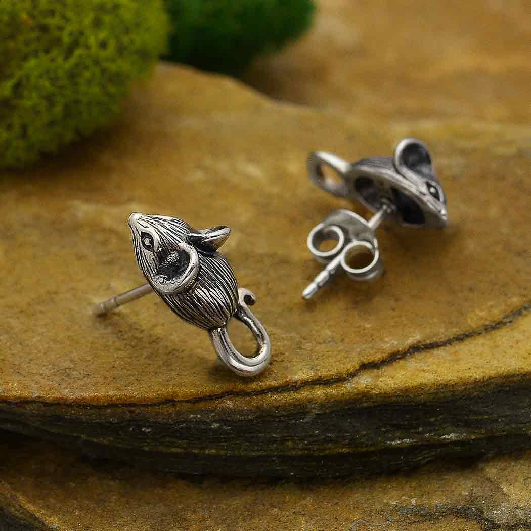 Mouse Stud Earrings