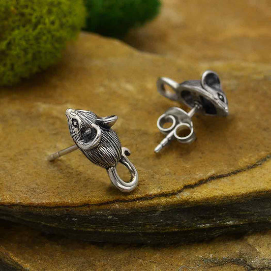 Mouse Stud Earrings